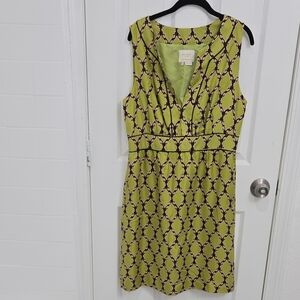 Kate Spade Olive Green Silk Dress